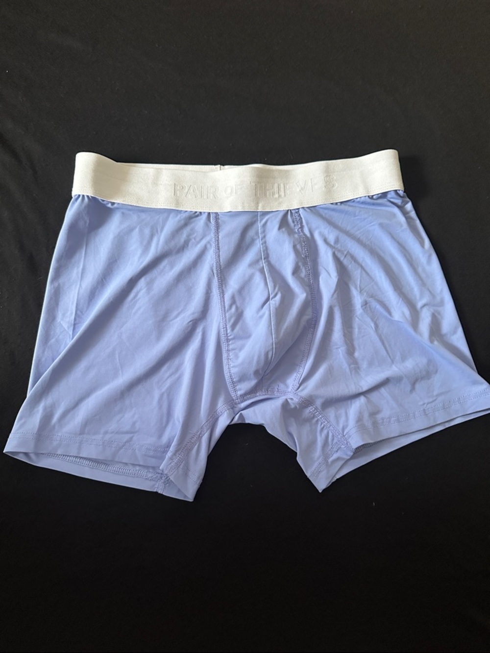 Men’s Light Blue Boxer Briefs with White Waistband by 2(X)IST
